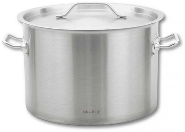 Kinghoff Gastronorm-Topf mit Deckel, 36 cm, 24 l, 67536