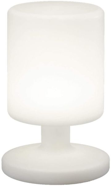 Wiederaufladbare LED Außentischleuchte BARBADOS mit Akku, Höhe 25cm