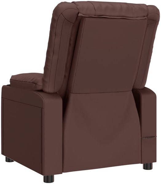 vidaXL Elektrischer Relaxsessel Braun Kunstleder [3143451] Bild 6