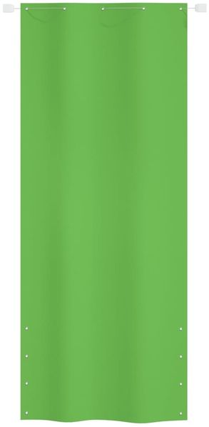 vidaXL Balkon-Sichtschutz Hellgrün 100x240 cm Oxford-Gewebe 148514 Bild 2