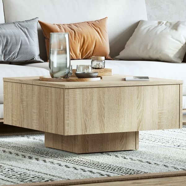 vidaXL Couchtisch Sonoma-Eiche 60x60x31,5 cm Holzwerkstoff 806888