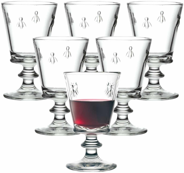 La Rochère Biene Abeille Weinglas 240 ml 6er Set