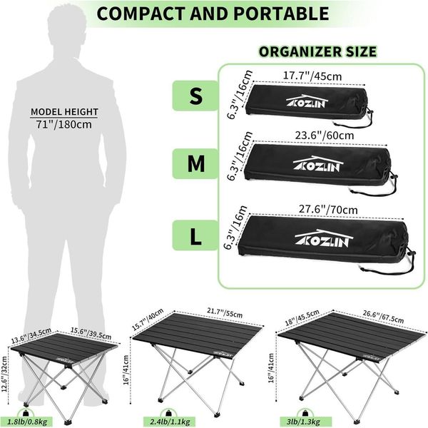 Klappbarer Campingtisch Aluminium Tragbar Picknicktisch Faltbar Bild 6