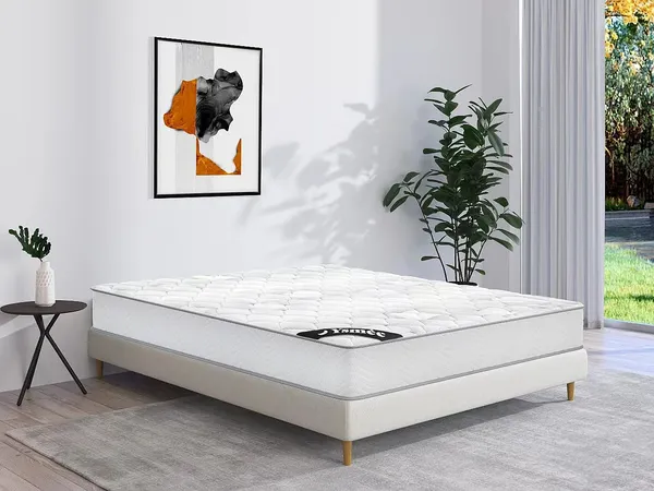 Vente-unique - Taschenfederkernmatratze - 1 Zone - Härtegrad 2 - 140 x 190 cm - Stärke 20 cm - SONGE von YSMÉE