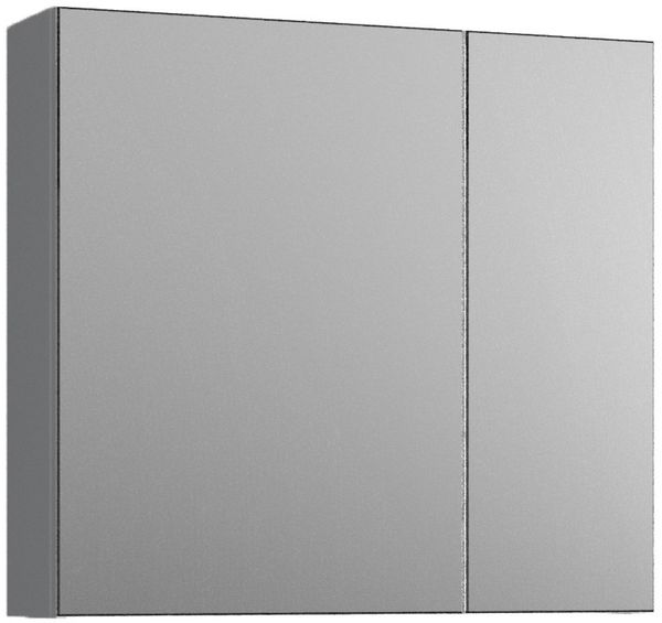 BADEDU GERS Spiegelschrank 60 cm breit, Grau