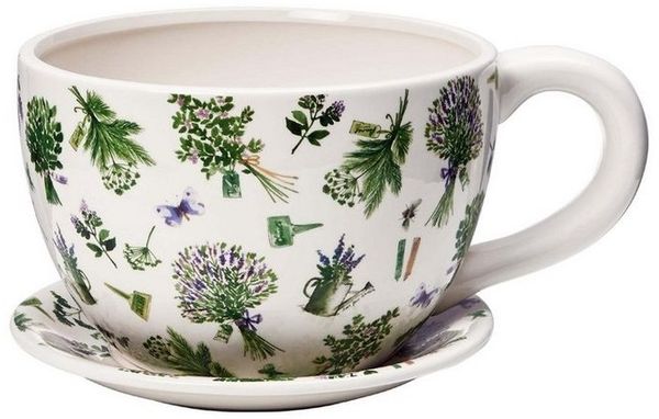 BUTLERS Blumentopf PLANT A CUP Pflanztasse Lavendelsträuße
