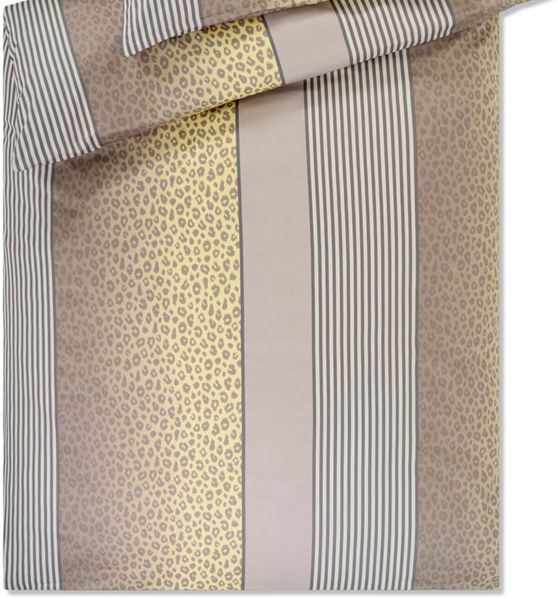 JOOP! Bettwäsche Leo 4112 03 Vanilla Mako Satin 240 x 220 + 2x 80 x 80 cm Bild 3