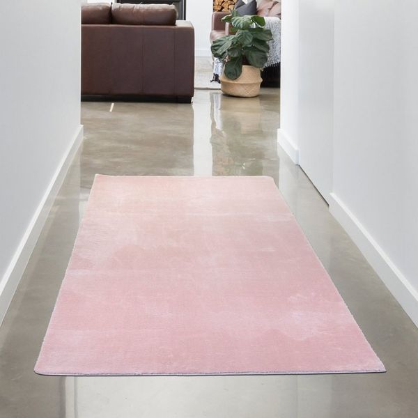 Carpetia Teppich Uni, rechteckig, Höhe: 16 mm, super soft & flauschig mit extra dichter Florstruktur