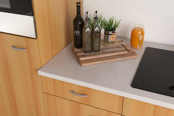 Flex-Well Unterschrank Küchenunterschrank - 100 cm breit - Buche – Namu