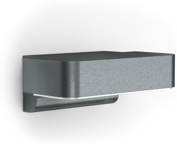 Steinel LED-Außenwandleuchte L 800 SC bugfriendly anthrazit, insektenfreundliches 1800 K Amberlicht, 160° Sensor, Bluetooth Mesh, App-Steuerung