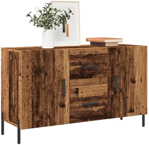 vidaXL Sideboard Altholz-Optik 100x36x60 cm Holzwerkstoff 857320