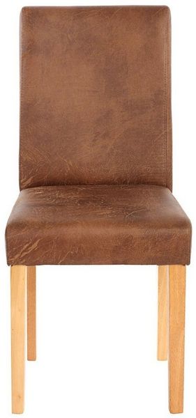 MCW Esszimmerstuhl Littau-4 (Set, 4 St), 4er-Set, Rutschfest durch Kunststoff-Bodenschoner, hohe Rückenlehne