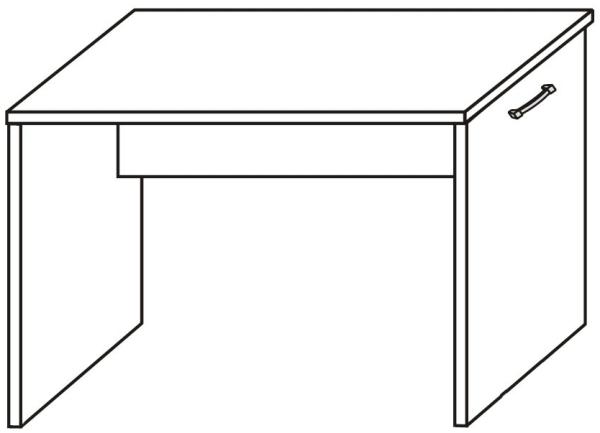 Feldmann-Wohnen Hochbett Kombination Funky III mit Schreibtisch und Kommode 90x200 cm sonoma eiche Bild 6