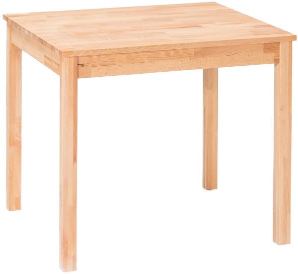 Esstisch >Aberdeen< in Kernbuche aus Massivholz - 70x76x70cm (BxHxT)
