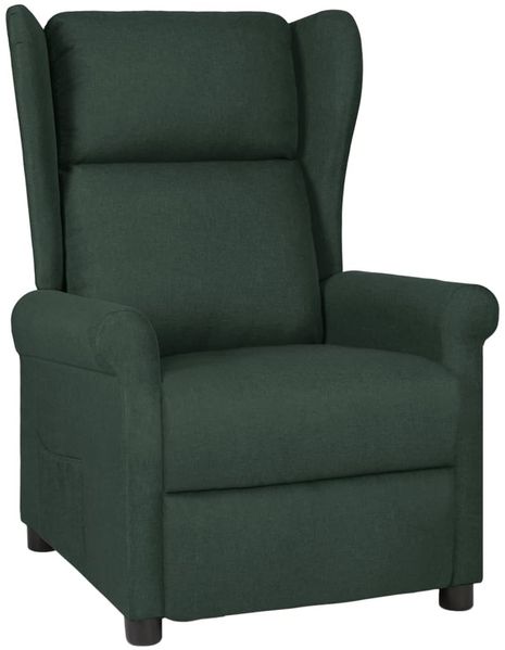 vidaXL Relaxsessel Dunkelgrün Stoff 340955