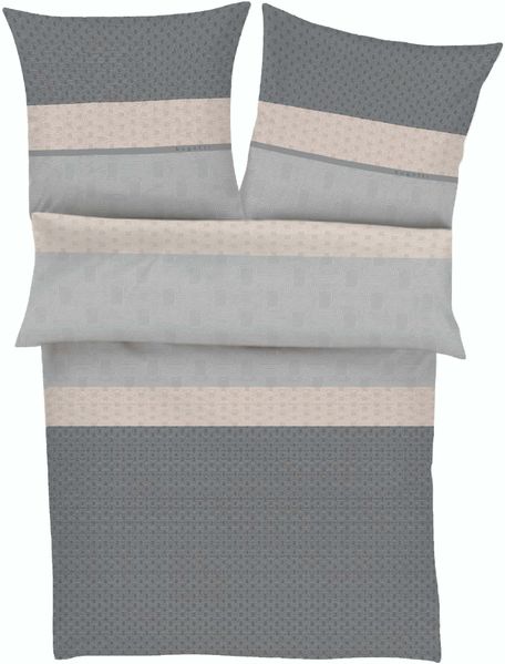 IBENA Bettwäsche Satin BUGATTI BL 155x220 cm bunt Bettbezug Bettzeug
