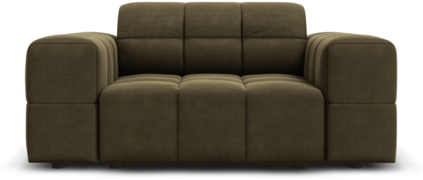 Micadoni Sessel Jennifer 1-Sitzer Samt Grün