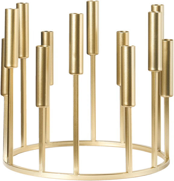 Kerzenständer TRAFARIA Metall 26 cm Gold