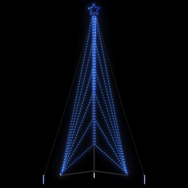 vidaXL Weihnachtsbaum-Beleuchtung 861 LEDs Blau 478 cm 4016426