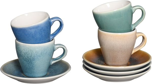 Caldera Mix, Espresso-Set 8-tlg (mo)