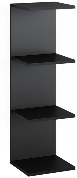 Wandregal Paolo Schwarz 30 x 95 cm Vicco