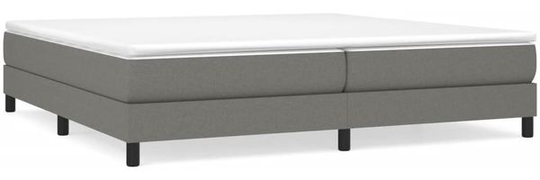 vidaXL Polsterbett, Stoff, 25,0 cm, Dunkelgrau, 200x200 cm Bild 2