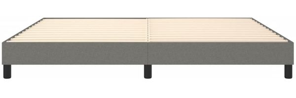 vidaXL Polsterbett, Stoff, 25,0 cm, Dunkelgrau, 200x200 cm Bild 5