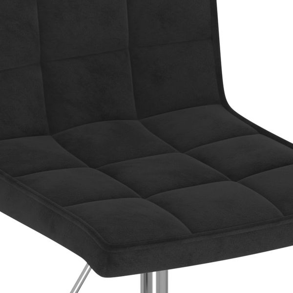 vidaXL Esszimmerstühle 2 Stk. Drehbar Schwarz Samt 335738 Bild 8