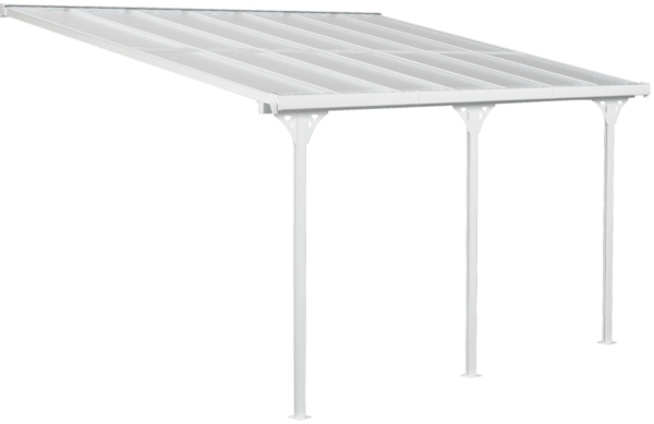 Westmann Alu Terrassenüberdachung Bruce 435 | Weiß