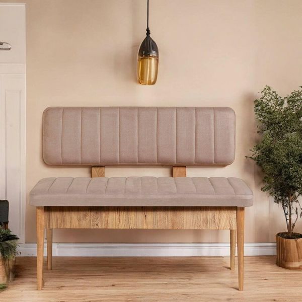 Dmora Bank Muliphein 110 x 46 x 85h cm Braun Traglast 150 kg