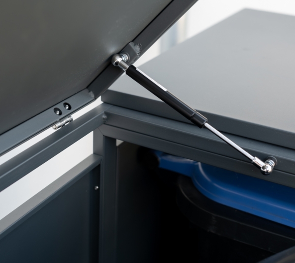 Westmann Metall Mülltonnenbox 2er Kubus | 2x 240 L Bild 8