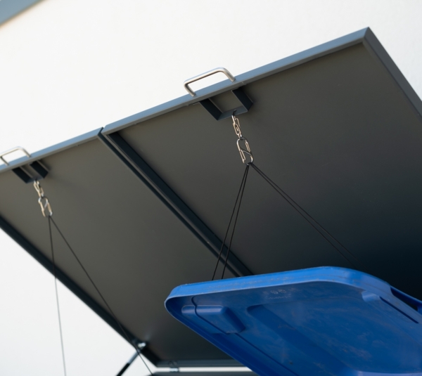 Westmann Metall Mülltonnenbox 2er Kubus | 2x 240 L Bild 4