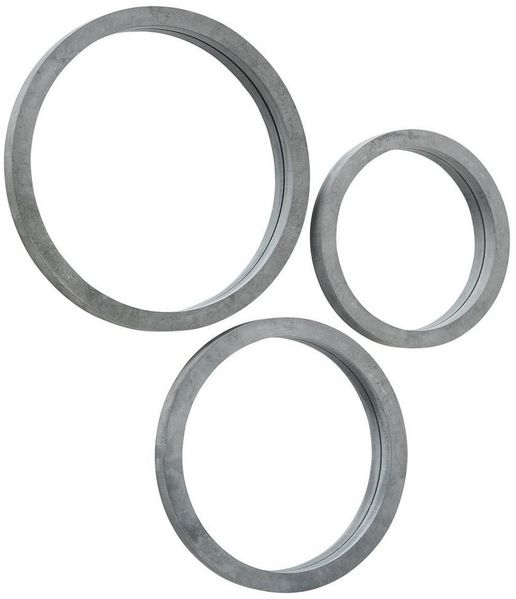 BOLTZE GRUPPE GmbH Spiegel BOLTZE Spiegel Brest, Ø 25 - 30- 35cm 3tlg./ 3er-Set (3 Stk)