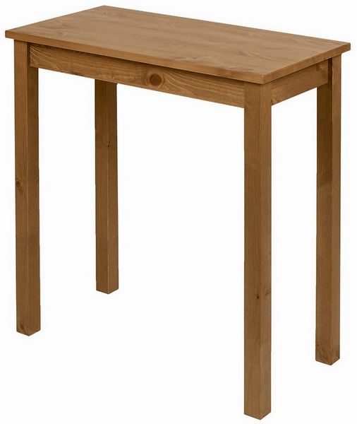 hagge home Skandinavisch Holz Schreibtisch Schminktisch Esstisch Computertisch PC Tisch Konsolentisch Homeoffice Esszimmertisch Wohnzimmertisch Schlafzimmertisch Arbeitszimmertisch 75x38, 75cm, Braune