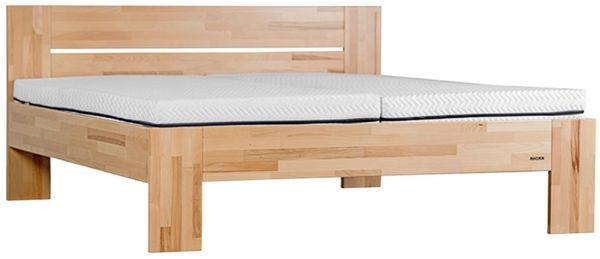 Doppelbett Vento geölt aus Buche 180 x 210 cm