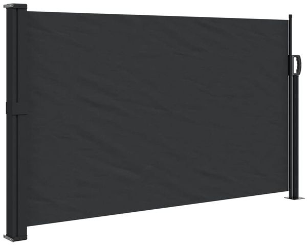 vidaXL Seitenmarkise Ausziehbar Schwarz 120x500 cm 4004399 Bild 2