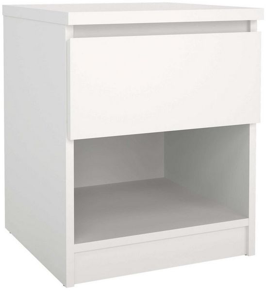 INOSIGN Nachttisch Naia, Nachtkommode, Nachtschrank, Beistelltisch, mit 1 Schublade, Breite 40 cm, Höhe 50 cm