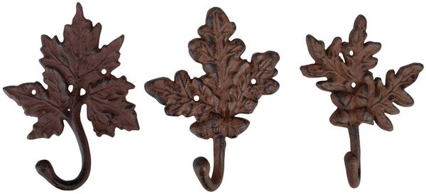 esschert design Wandhaken, (Set, 1-St), von Hand gegossen