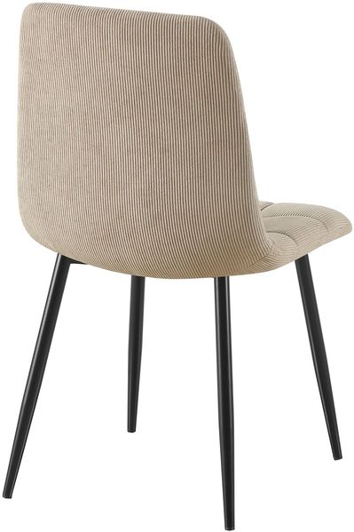 CLP 2er Set Esszimmerstuhl Tilde gepolstert mit Rückenlehne bis 150 kg belastbar,taupe Cord Bild 7