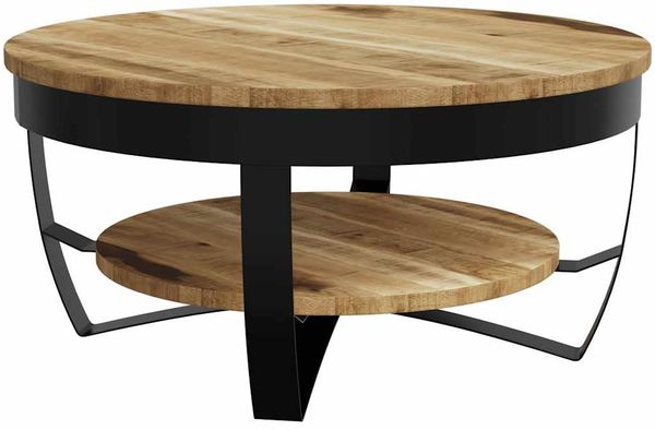 Couchtisch, Sofatisch Raues Massives Mangoholz 65x32 cm