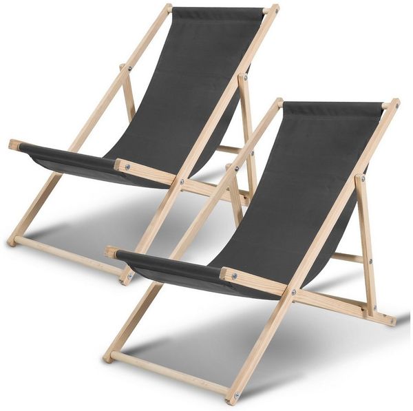 Clanmacy Gartenliege Klappbare Holz Strand Klappbar Liege Klapp Stuhl Strandliege