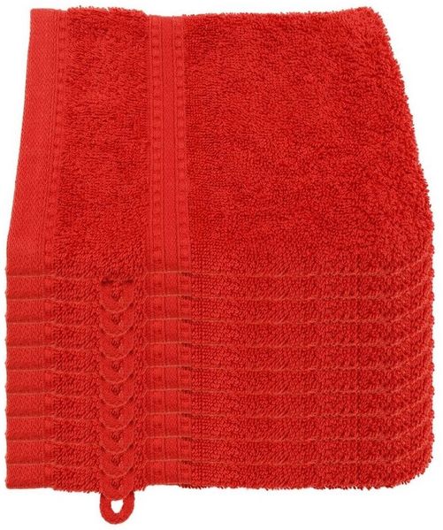 Julie Julsen Waschhandschuh 1-Waschhandschuh-Bordeaux-Waschhandschuh 15 x 21 cm, (1-St)