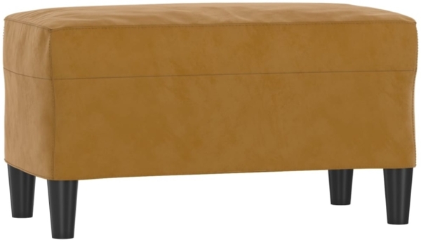 vidaXL Sitzbank Braun 70x35x41 cm Samt 349404 Bild 5