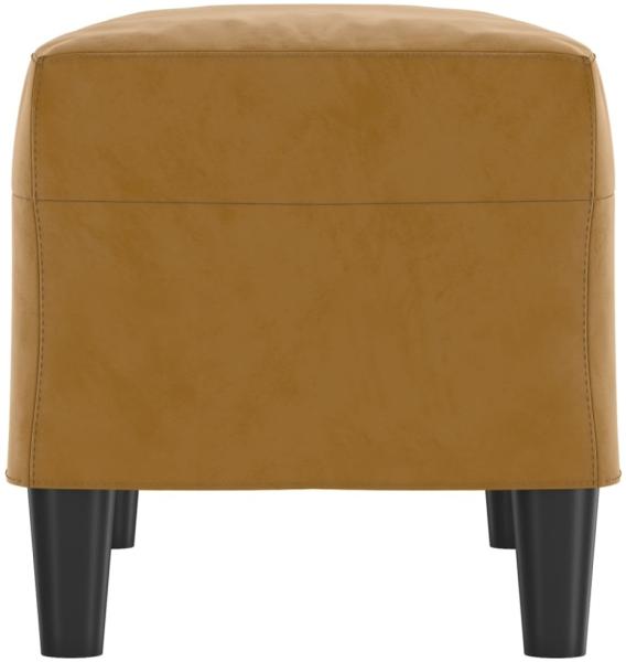 vidaXL Sitzbank Braun 70x35x41 cm Samt 349404 Bild 7