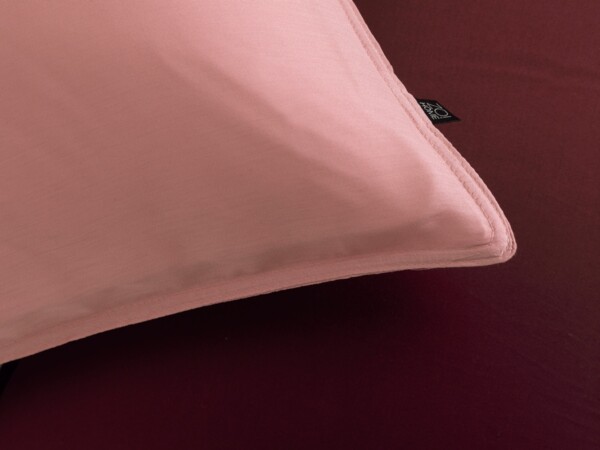 Zo! Home Mako-Satin Bettwäsche 155x220 cm Satinado uni Shady Pink rosa Bild 5