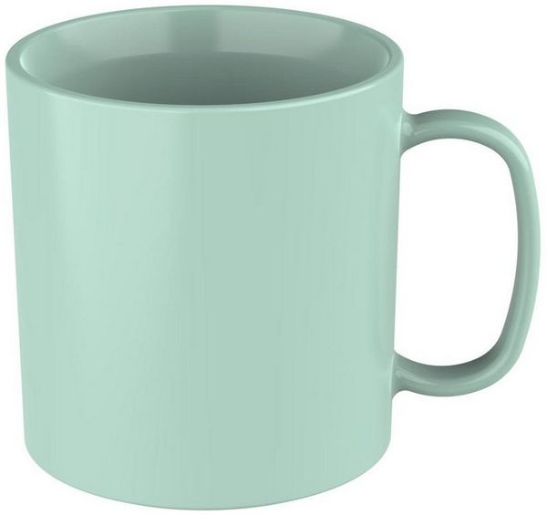 elasto Becher Tasse mit Henkel 300ml robuster Kaffeebecher Geschirr für zu Hause, Teetasse, Heißgetränke, Umweltfreundlich, Kaffeetasse, Trinkbecher