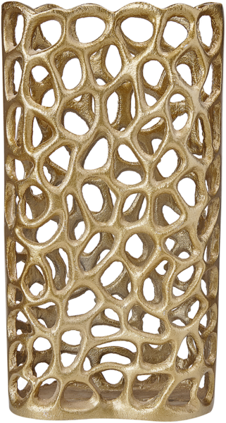 Dekovase SANCHI Metall 33 cm Gold