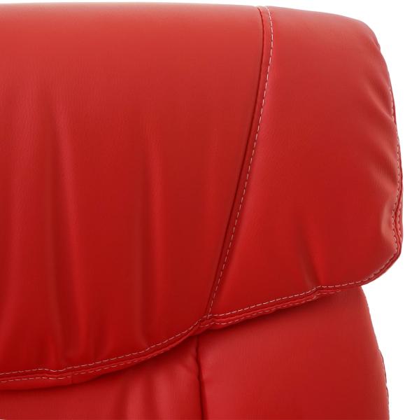 Mendler 'HWC-A71' Chefsessel, Stoff / Textil Wildleder-Optik rot, max. 120 kg, FSC® Bild 6