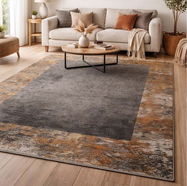 TaraCarpet Teppich TaraCarpet Futuro Bordüre Wohnzimmer,Schlafzimmer,Esszimmer, rechteckig, Höhe: 9 mm, Wohnzimmer, Schlafzimmer, Esszimmer, Futuro Bordüre 80X50