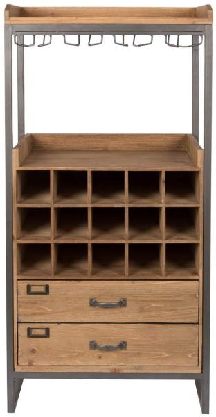 Weinschrank Weinregal EDGAR im Vintage Style